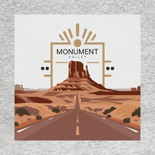 Monument Valley National Park Travel Sticker by GreenMary Design